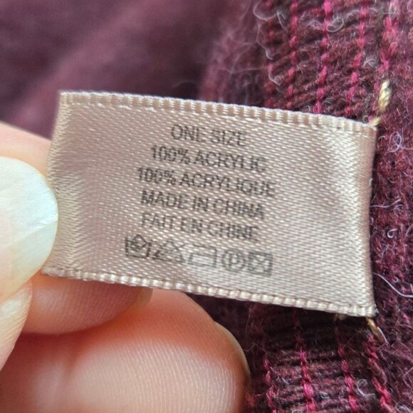 NWOT Plum Look Shawl Vest Wrap Poncho Womens One Size Versatile Layering Piece - Picture 11 of 11